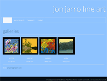 Tablet Screenshot of jonjarro.com